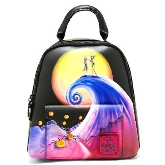 Loungefly Disney The Nightmare Before Christmas Spiral Hill‎ Mini Backpack - Picture 1 of 4